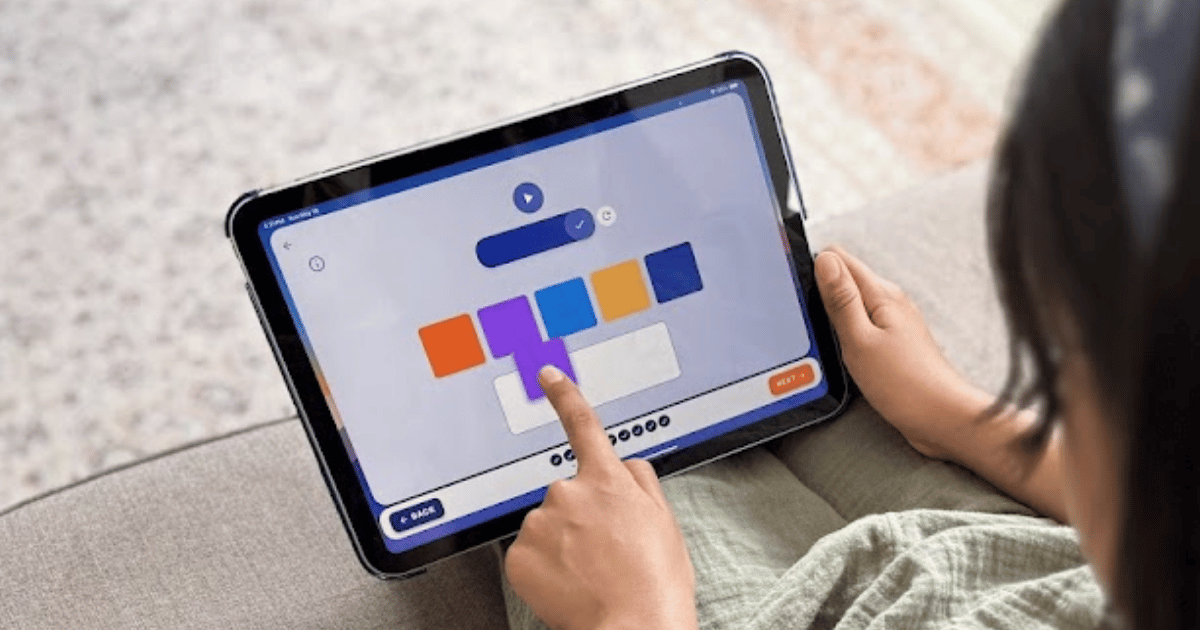 Screenshot of the Reading Mountain Basecamp app showing sound tiles